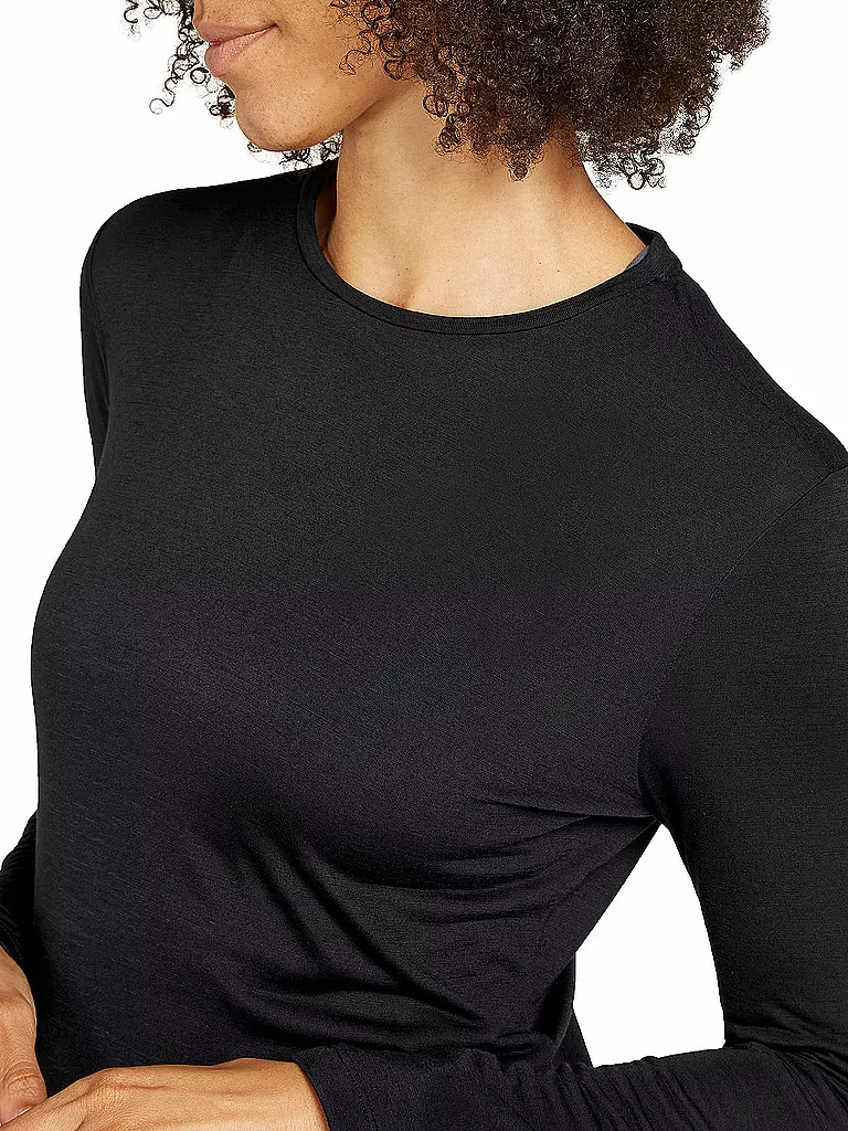 ICEBREAKER | Damen Unterziehshirt Sphere III 125 Cool-Lite | schwarz