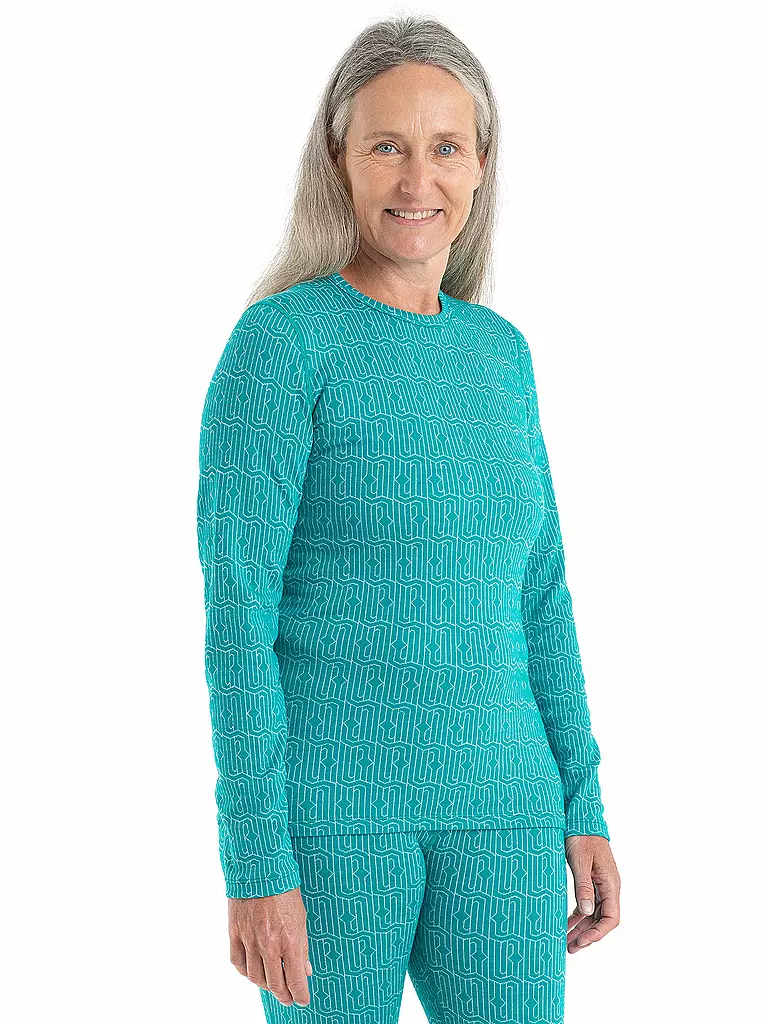 ICEBREAKER | Damen Zipshirt Merino 260 Vertex Half-Zip-Thermo | mint