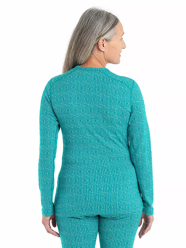 ICEBREAKER | Damen Zipshirt Merino 260 Vertex Half-Zip-Thermo | mint