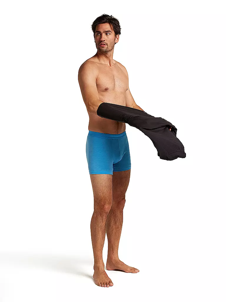ICEBREAKER | Herren Boxershort Anatomica 125 Cool | blau