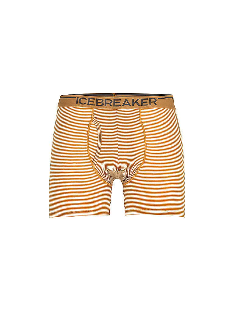 ICEBREAKER | Herren Boxershort Merino Anatomica | gelb