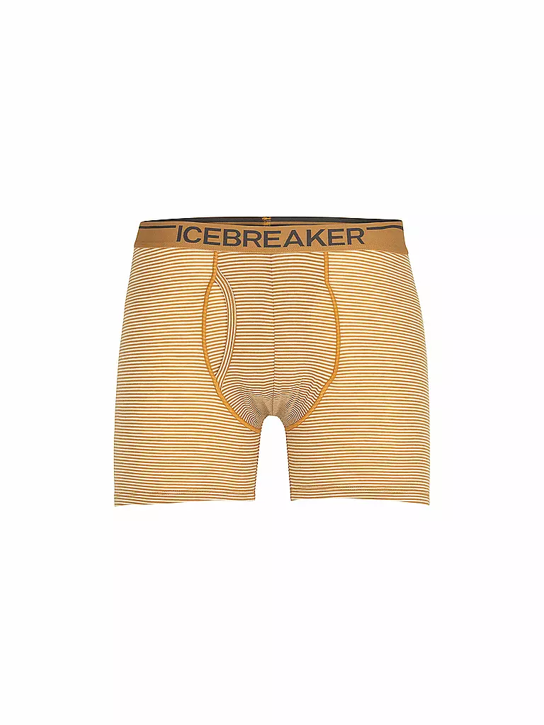 ICEBREAKER | Herren Boxershort Merino Anatomica | gelb