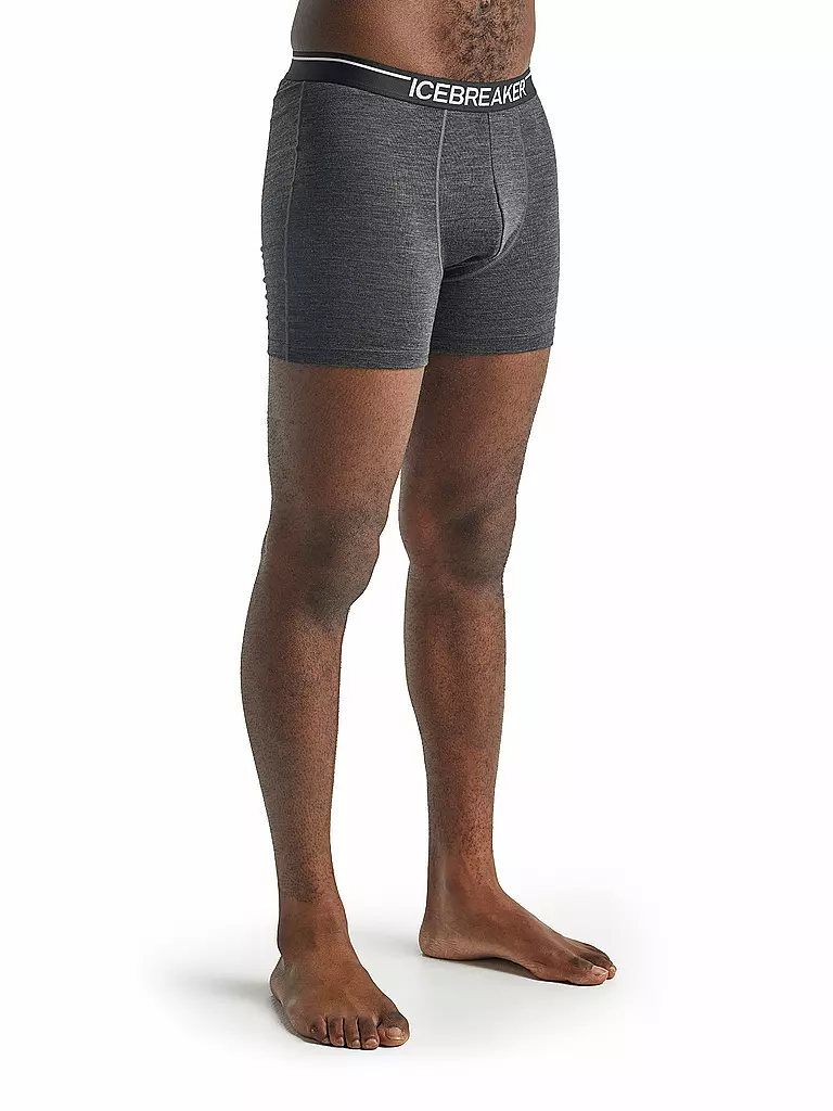 ICEBREAKER | Herren Boxershort Merino Anatomica | grau