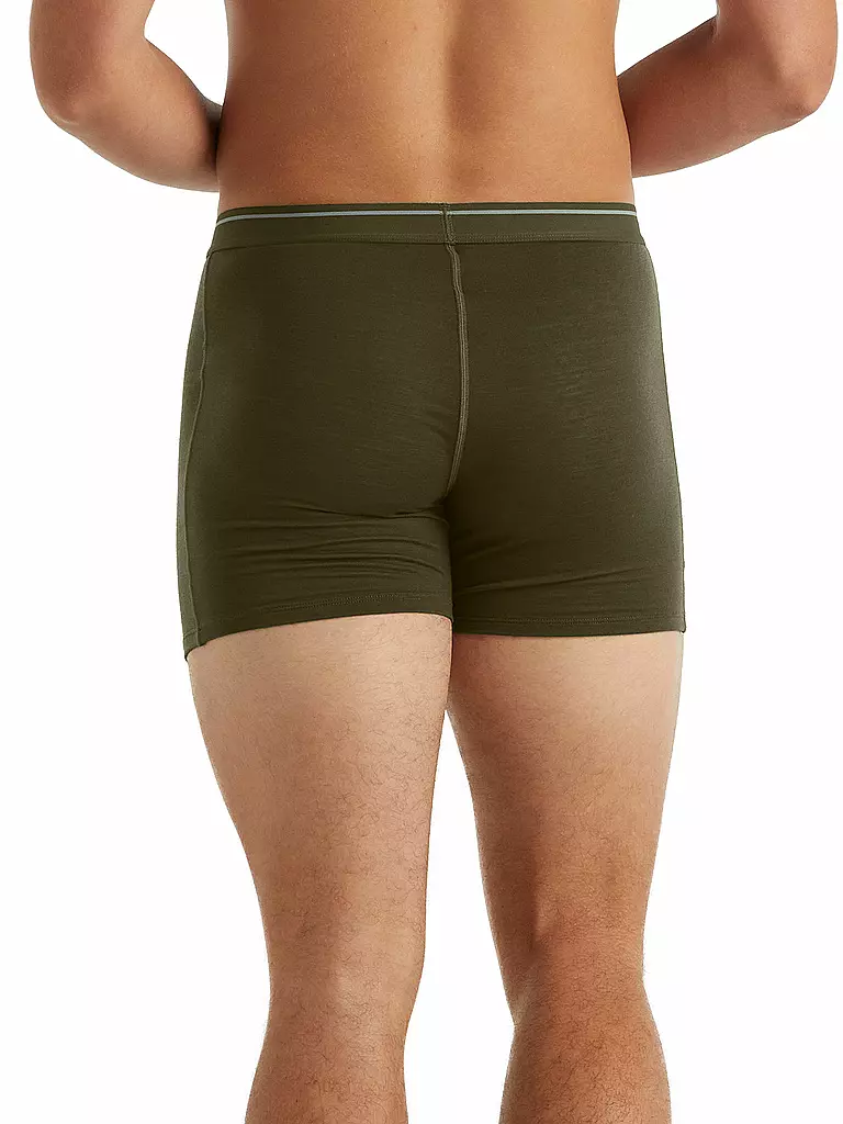 ICEBREAKER | Herren Boxershort Merino Anatomica | olive