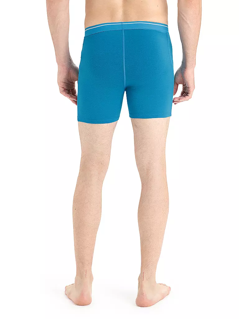 ICEBREAKER | Herren Boxershort Merino Anatomica | blau