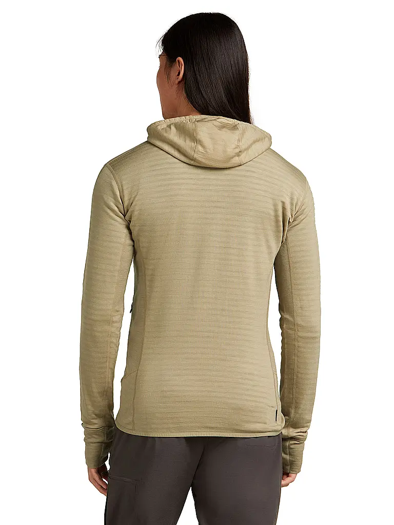 ICEBREAKER | Herren Fleecejacke Real Fleece 300 Merino Hoodie | beige