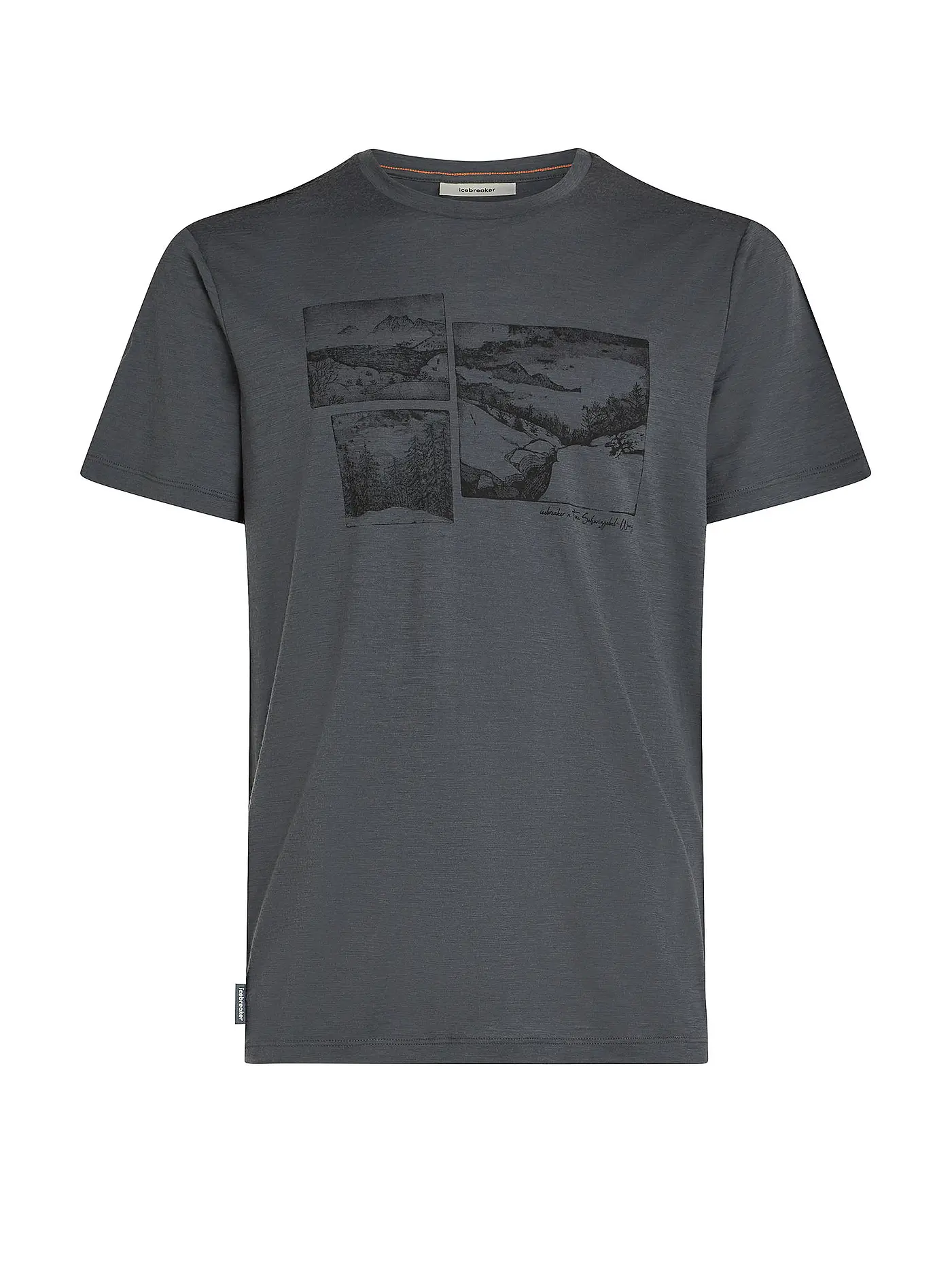 ICEBREAKER | Herren Funktionsshirt Journey 150 Tech | grau