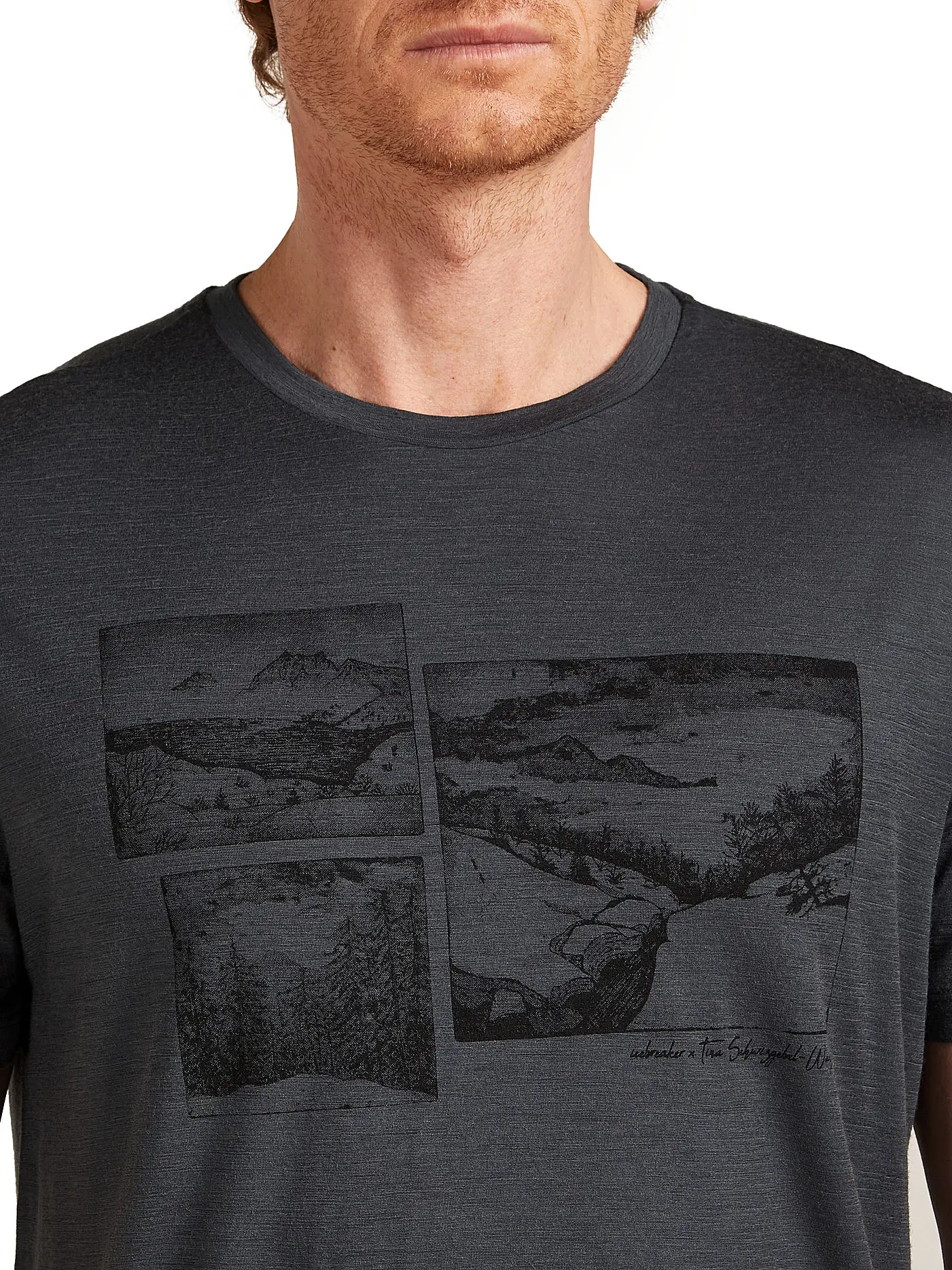 ICEBREAKER | Herren Funktionsshirt Journey 150 Tech | grau