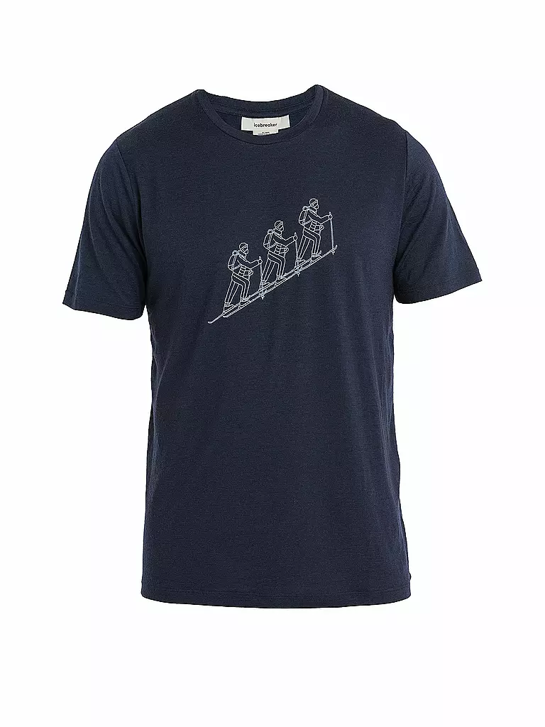 ICEBREAKER | Herren Funktionsshirt Merino 150 Tech Lite II Natural Ski | dunkelblau