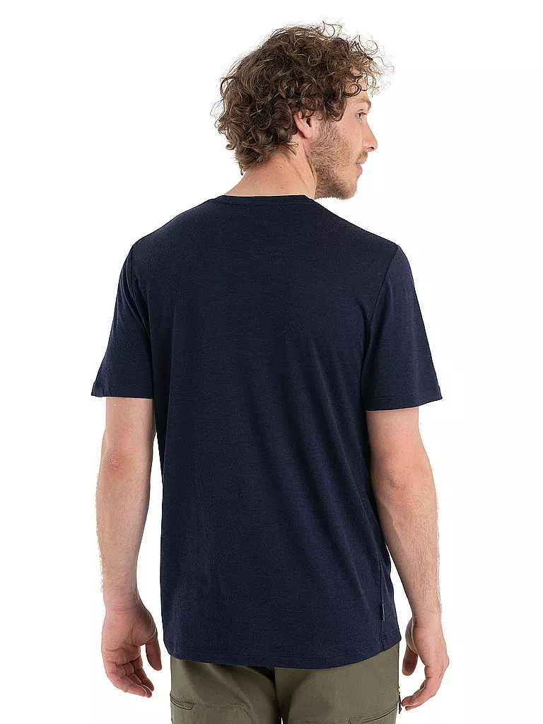 ICEBREAKER | Herren Funktionsshirt Merino 150 Tech Lite II Natural Ski | dunkelblau