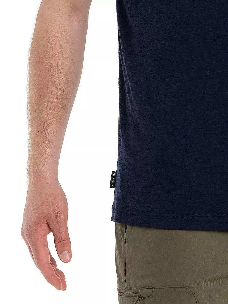 ICEBREAKER | Herren Funktionsshirt Merino 150 Tech Lite II Natural Ski | dunkelblau