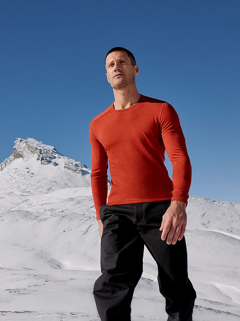 ICEBREAKER | Herren Funktionsshirt Merino 200 Oasis LS | kupfer