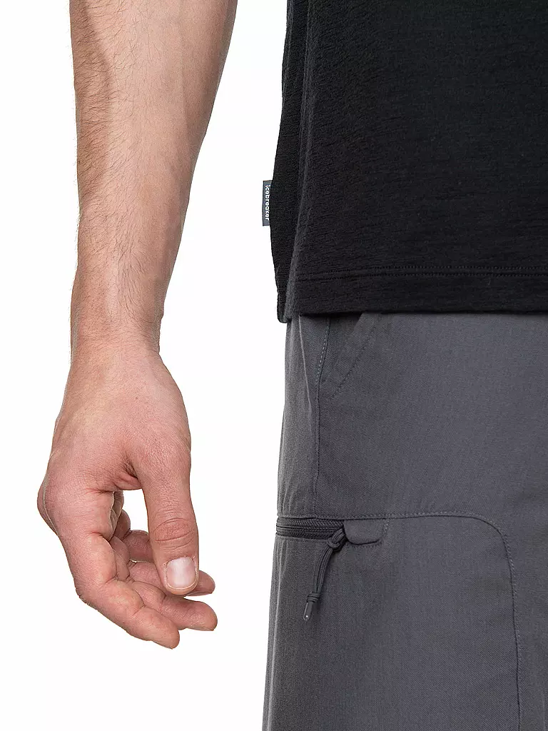 ICEBREAKER | Herren Funktionsshirt Merino Tech Lite II  Ski | schwarz