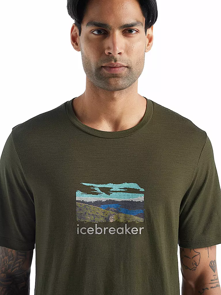 ICEBREAKER | Herren Funktionsshirt Tech Lite II Merino Trailhead | grün