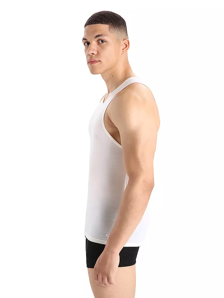 ICEBREAKER | Herren Tanktop Anatomica | weiss