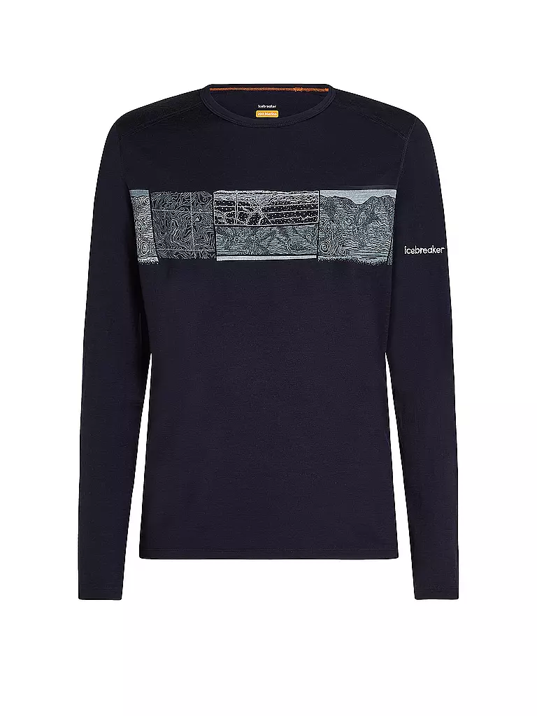ICEBREAKER | Herren Unterziehshirt Elevation 200 Oasis | dunkelblau