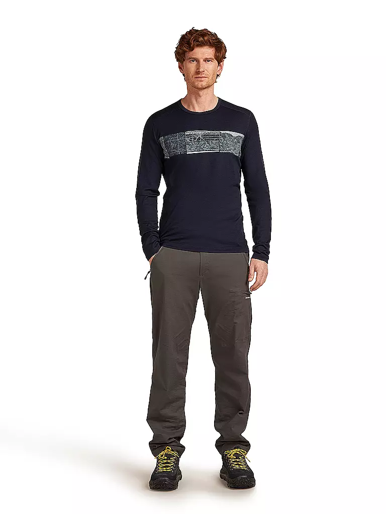 ICEBREAKER | Herren Unterziehshirt Elevation 200 Oasis | dunkelblau
