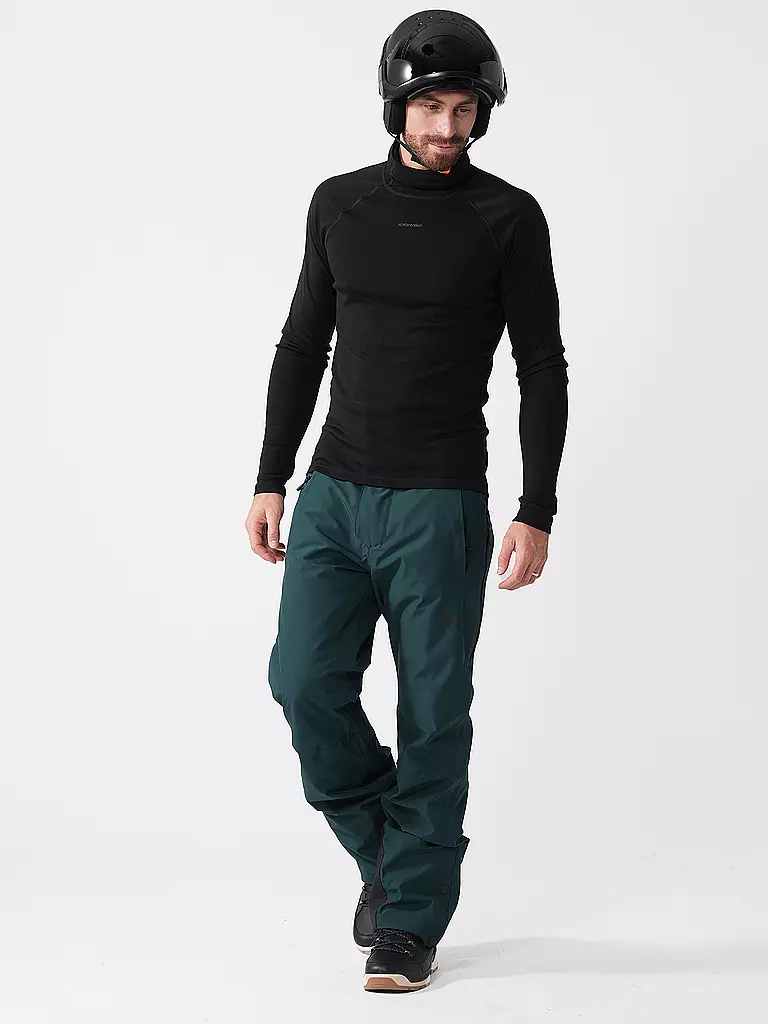ICEBREAKER | Herren Unterziehshirt Merinofine Polar 300 Rollneck | schwarz