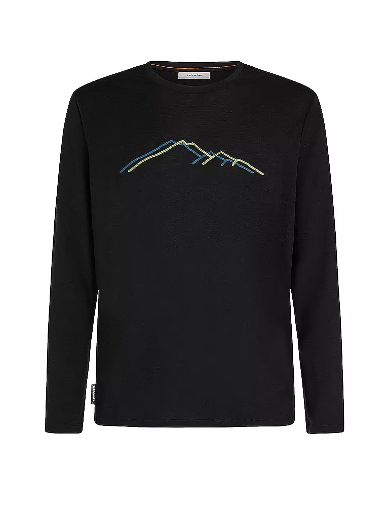 ICEBREAKER | Herren Unterziehshirt Rain Ridge 150 Tech | schwarz