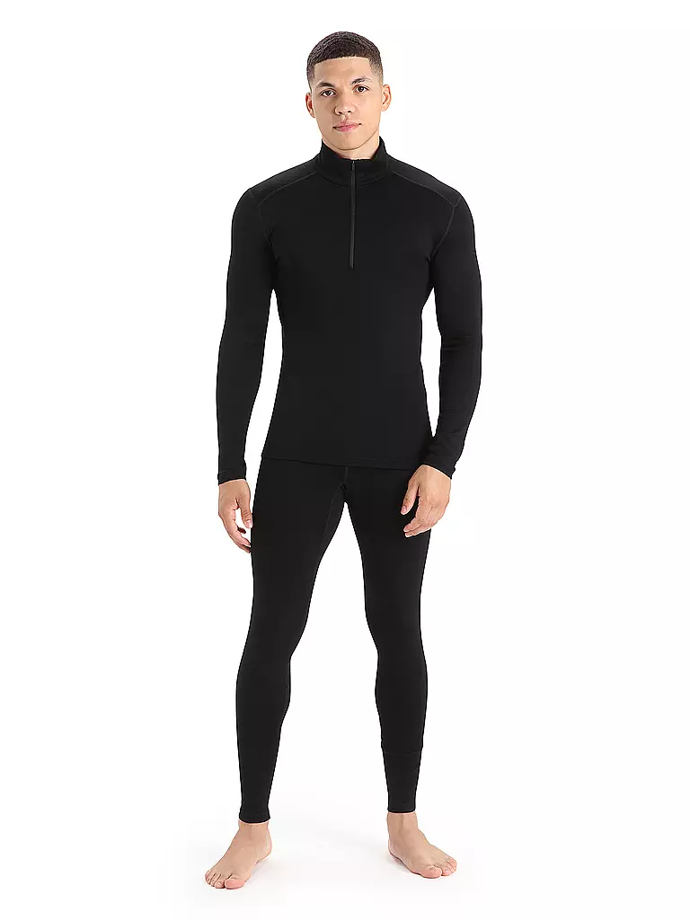 ICEBREAKER | Herren Unterziehshirt Tech 260 | schwarz