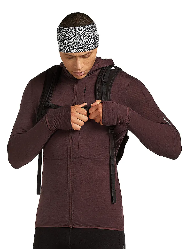 ICEBREAKER | Stirnband Flock 200 Merino Snow | schwarz
