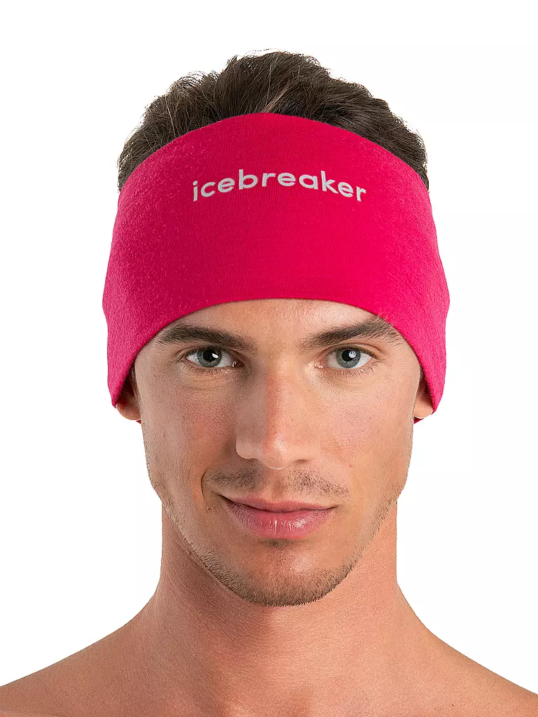 ICEBREAKER | Stirnband Merino 200 Oasis | beere