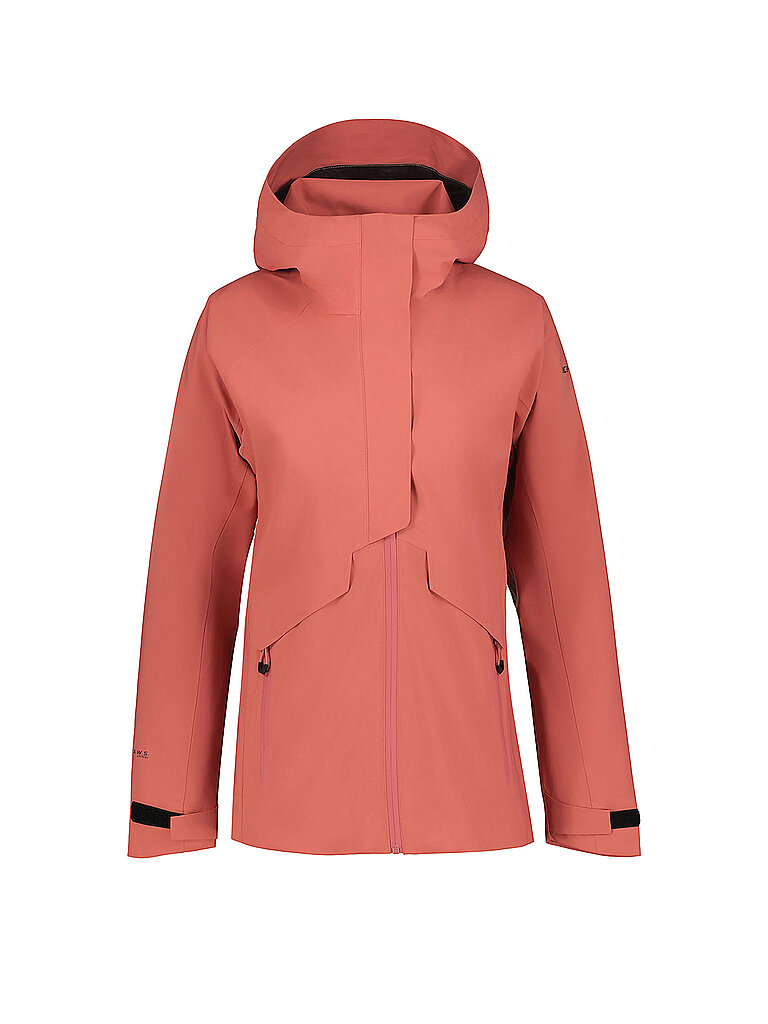 ICEPEAK Damen Wanderjacke Deblois 3L Hoodie koralle | 38