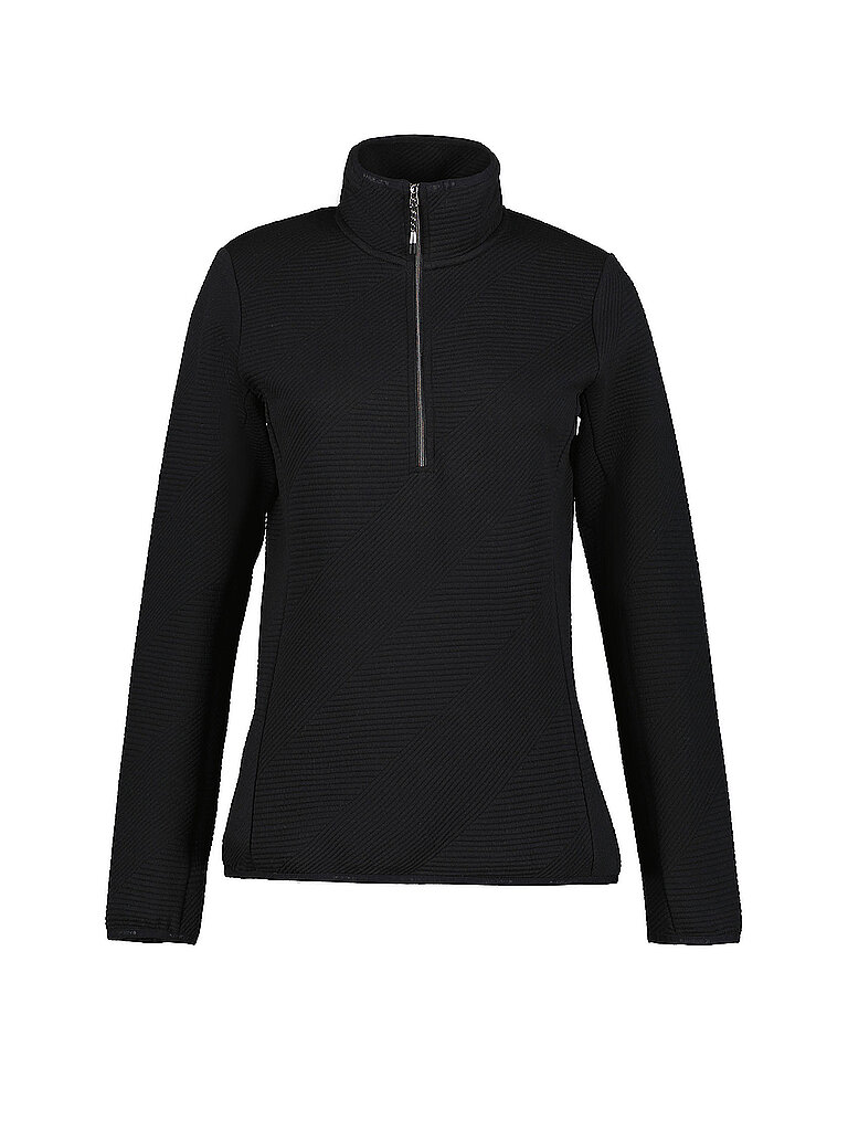 ICEPEAK Damen Unterzieh Zipshirt Evansdale schwarz | L