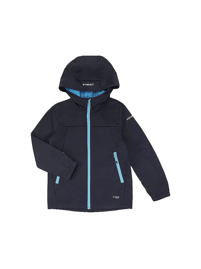 ICEPEAK Kinder Softshelljacke Kline JR Hoodie dunkelblau | 116