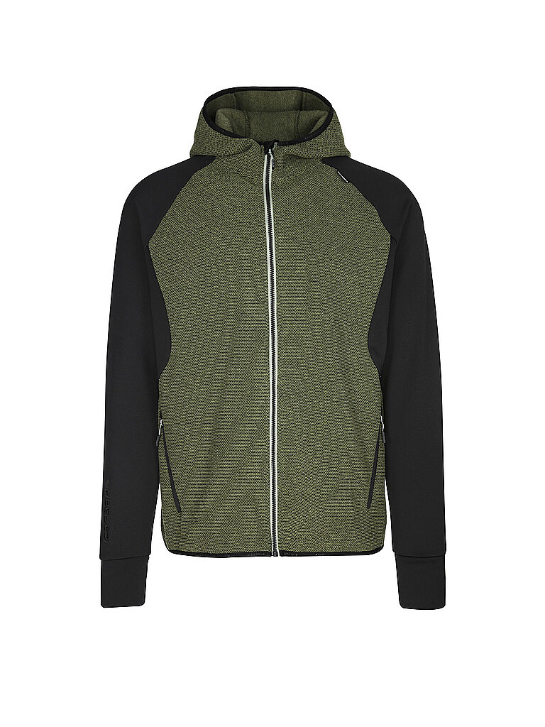ICEPEAK Herren Fleecejacke Baltimore Hoodie olive | S