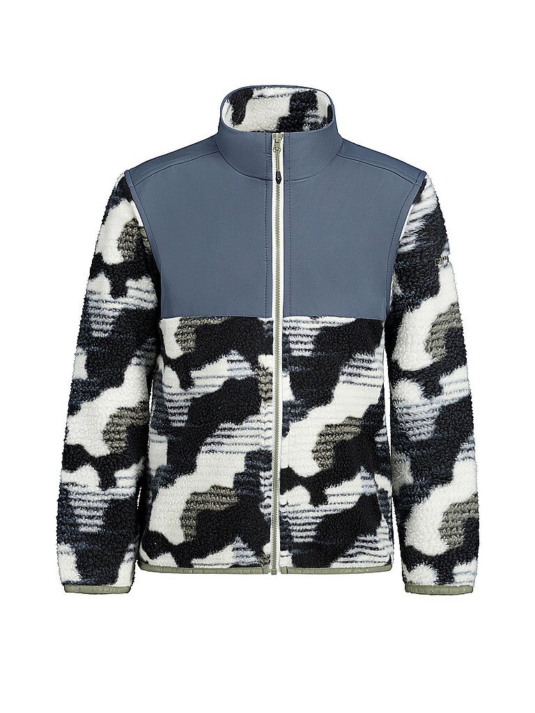 icepeak Kinder Fleecejacke Kapula Print Jr schwarz