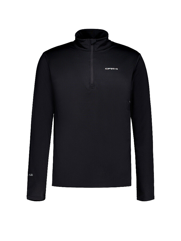 icepeak Herren Unterzieh Zipshirt Felsberg schwarz
