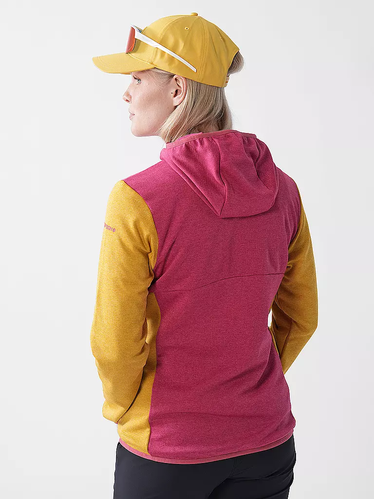 ICEPEAK | Damen Fleecejacke Banks Hoodie | senf