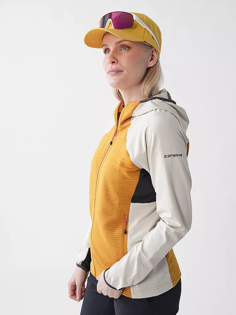 ICEPEAK | Damen Fleecejacke Basile Hoodie | hellblau
