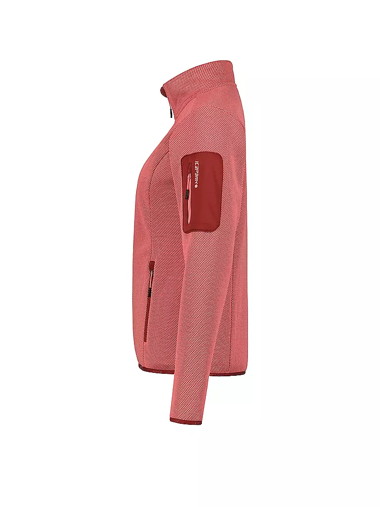 ICEPEAK | Damen Fleecejacke Bowersbille | koralle