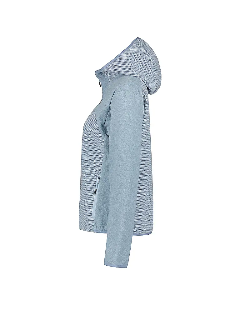 ICEPEAK | Damen Fleecejacke Bradgate Hoodie | hellblau