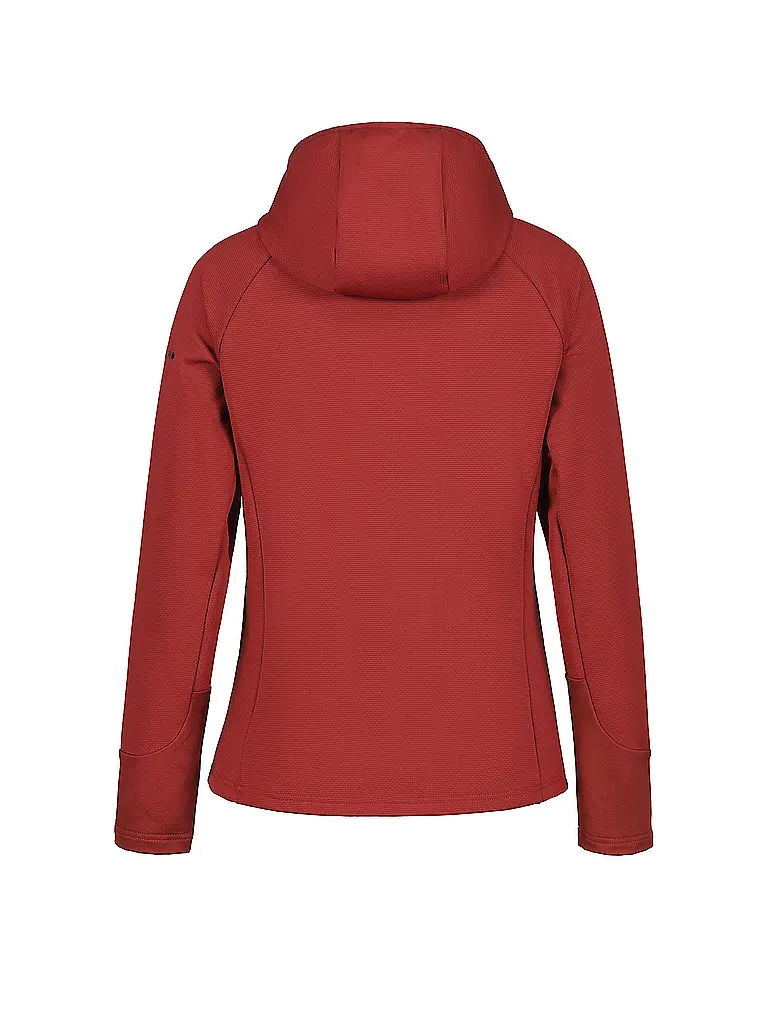ICEPEAK | Damen Fleecejacke Dahlen Hoodie | dunkelrot