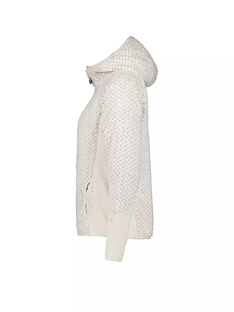 ICEPEAK | Damen Fleecejacke Daisetta Hoodie | weiss