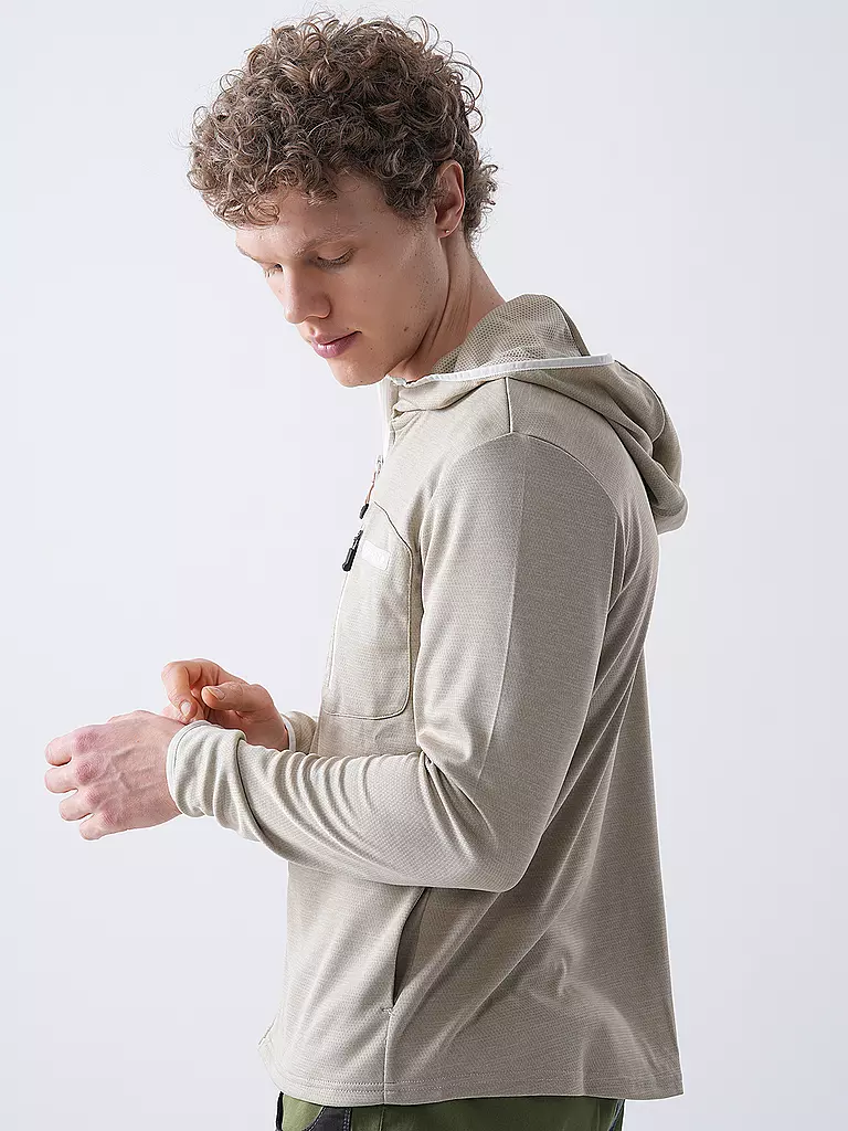 ICEPEAK | Damen Fleecejacke Yanka Hoodie | beige