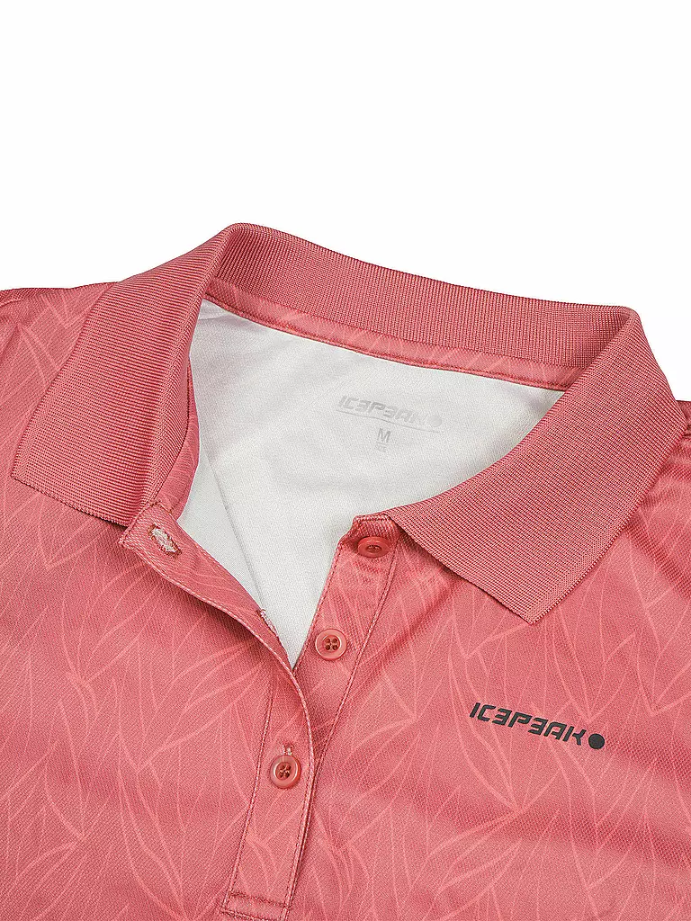 ICEPEAK | Damen Funktionspolo Brooklet | koralle