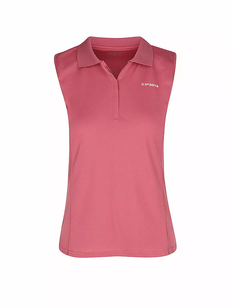 ICEPEAK | Damen Funktionspolo Tank Bazine | koralle