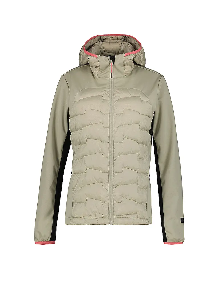 ICEPEAK | Damen Hybridjacke Burlison Hoodie | beige