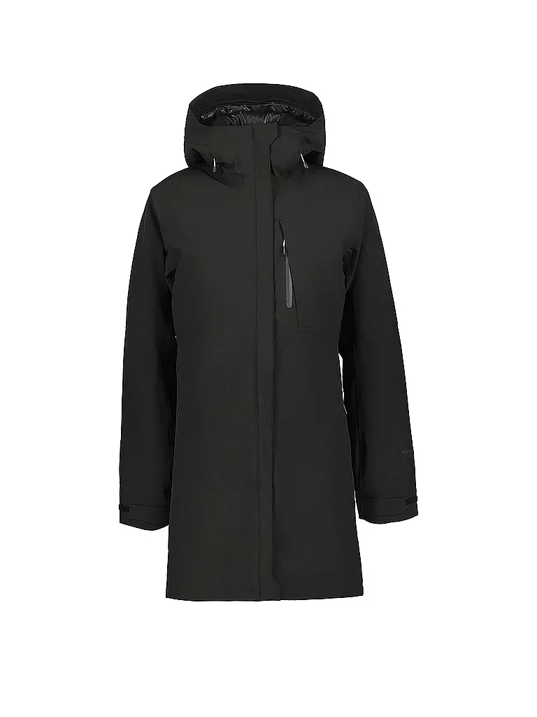 ICEPEAK | Damen Isomantel Bagheria Hoodie | schwarz