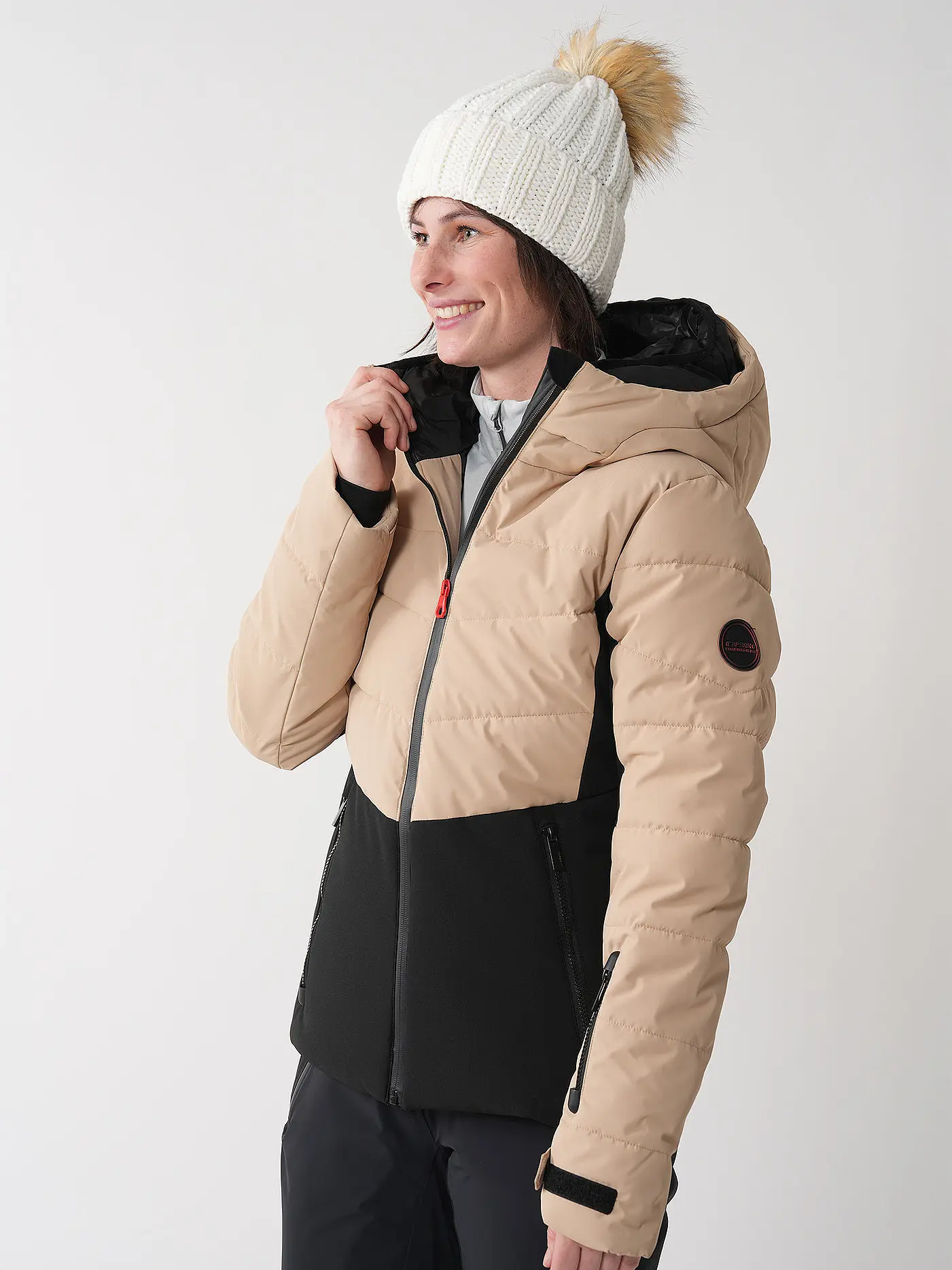 ICEPEAK | Damen Skijacke Electra | beige