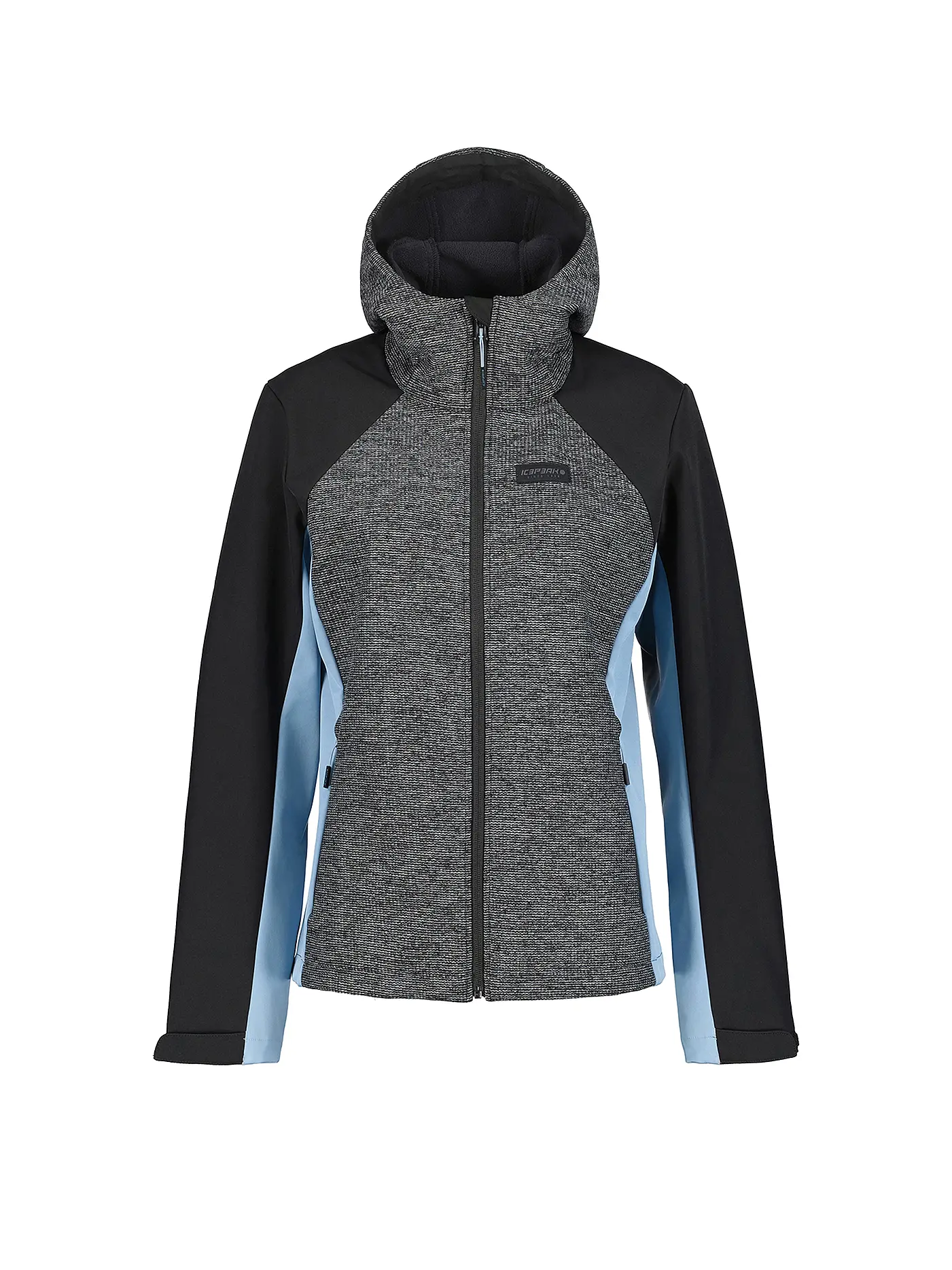 ICEPEAK | Damen Softshelljacke Beebe Hoodie | grau