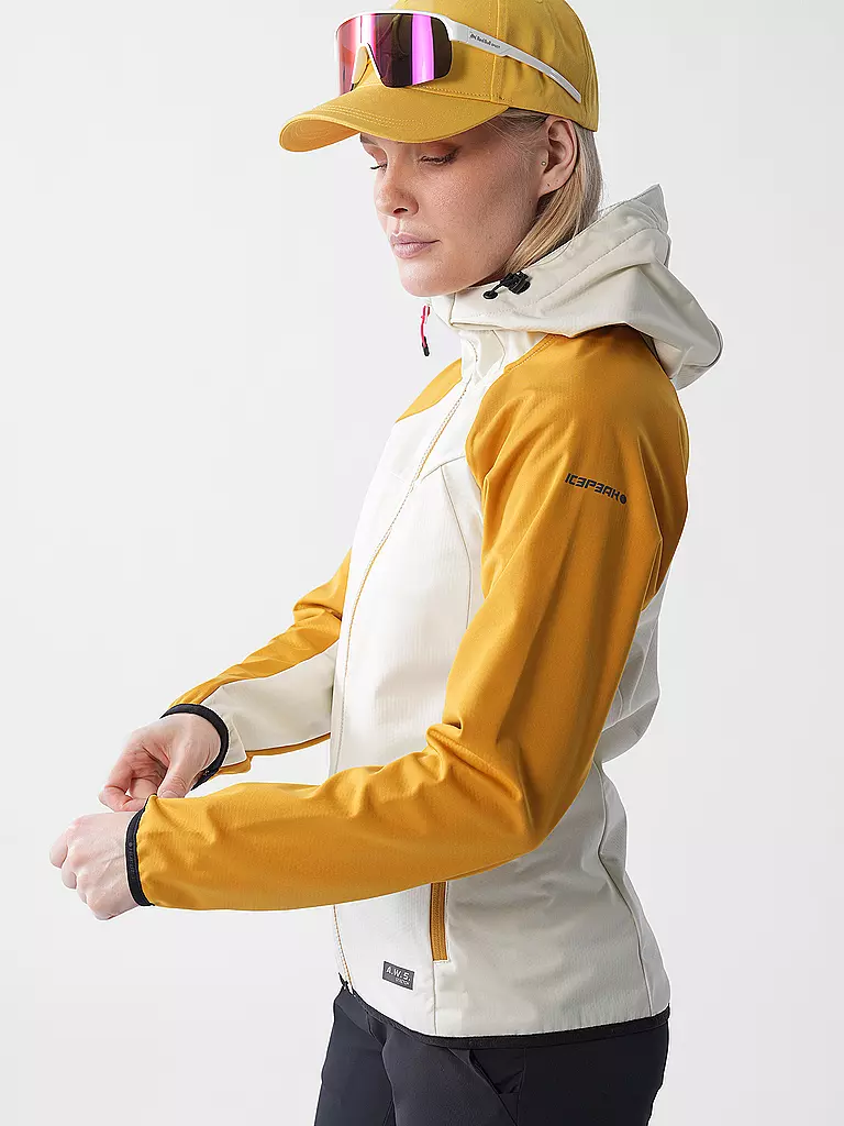 ICEPEAK | Damen Softshelljacke Braden Hoodie | creme