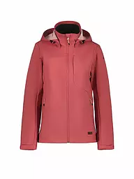 ICEPEAK | Damen Softshelljacke Burnet Hoodie | koralle