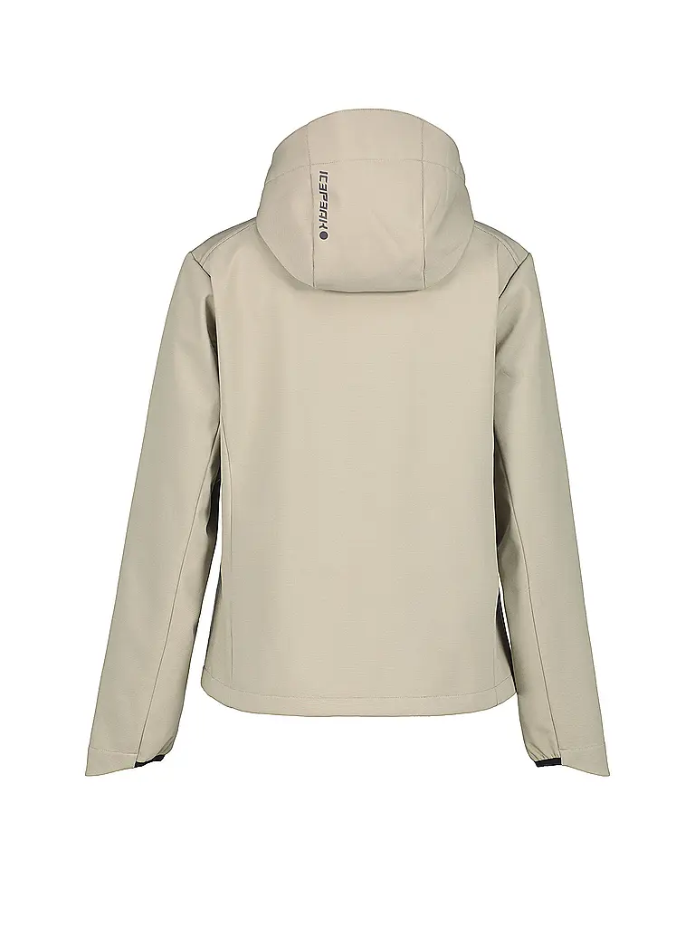 ICEPEAK | Damen Softshelljacke Burnet Hoodie | beige