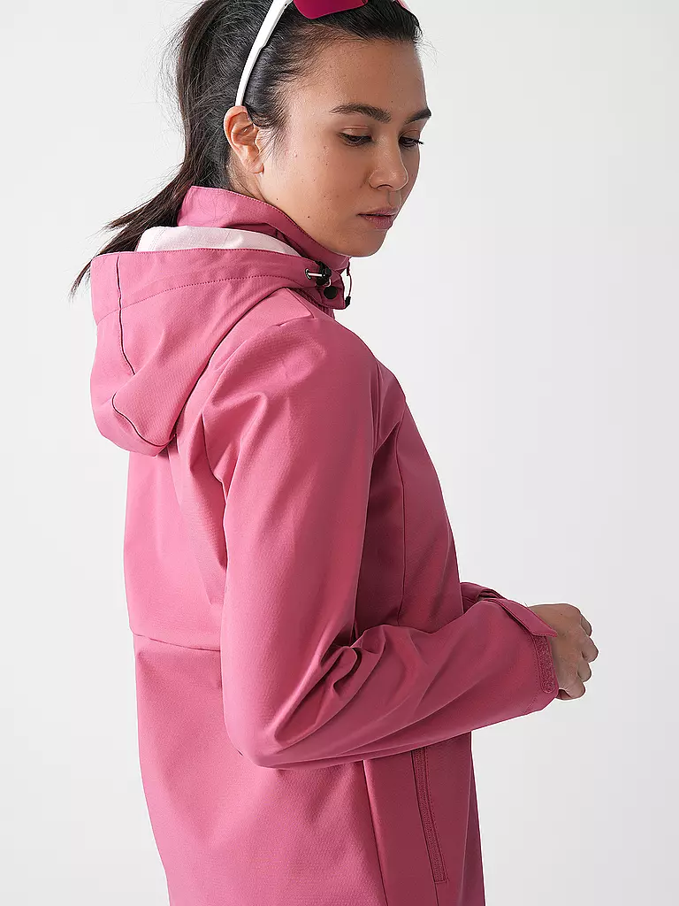 ICEPEAK | Damen Softshelljacke Burnet Hoodie | koralle