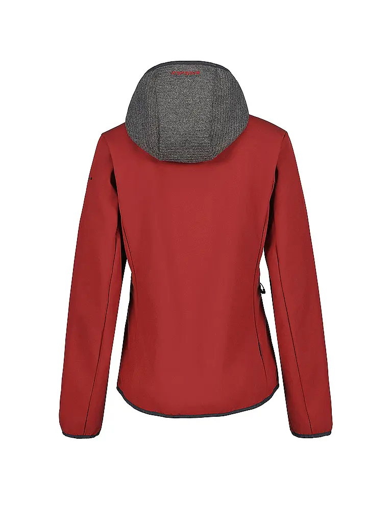 ICEPEAK | Damen Tourenjacke Dahloneka Hoodie | dunkelrot